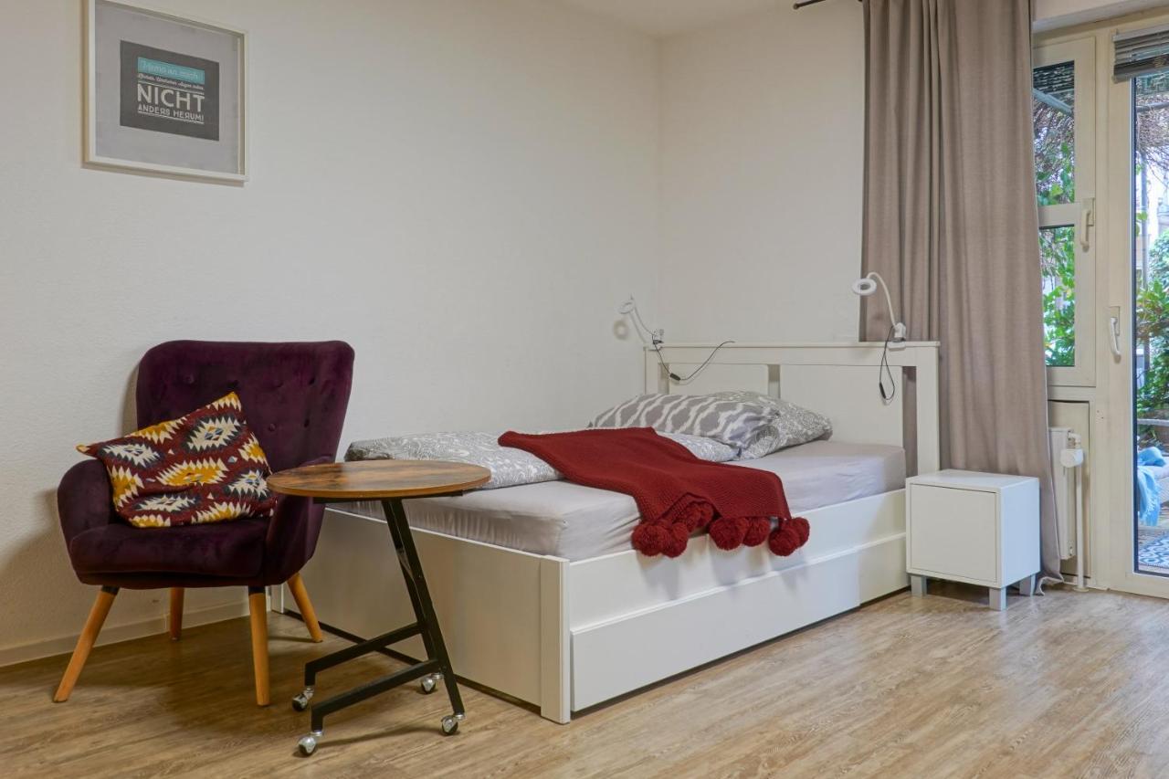 1 Zimmer Wohnung Mit Der Terrasse In Der Innenstadt 威斯巴登 外观 照片